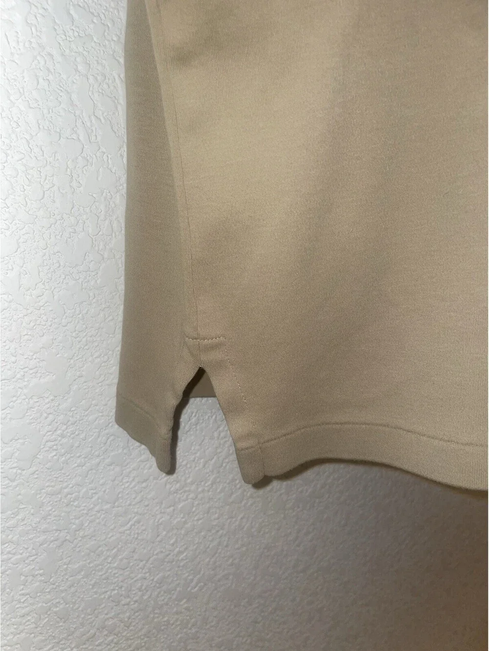 Vintage Lauren Ralph Lauren Polo Shirt Mens L Beige Brown Crest Logo Cotton